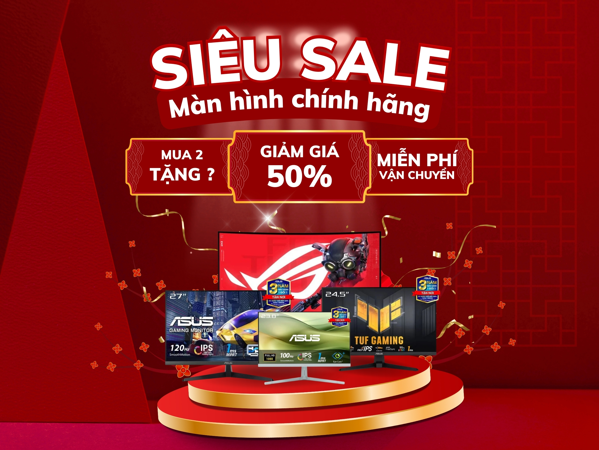 Siêu sale màn hình chính hãng